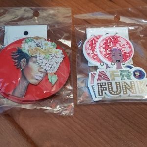 NWT Bundle of two fashion earrings Black Women